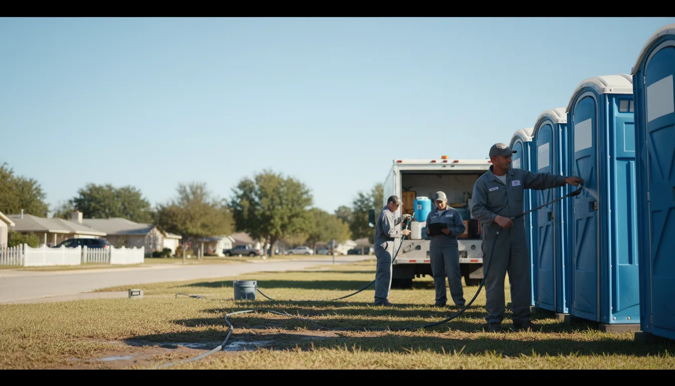 Long-Term Portable Toilet Rental in Riverside, AL near me